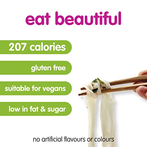 Itsu Chilli Miso Flavour Rice Noodles | Instant Rice Noodles Multipack Cup | 1 Count (Pack of 6) | Gluten - Free