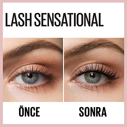 Maybelline New York, Volume Mascara, Lash Sensational, Colour: Very Black, 9.5 mL