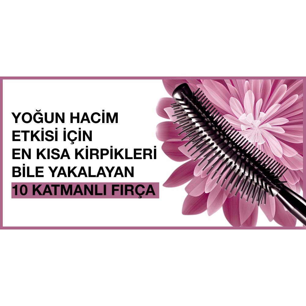 Maybelline New York, Volume Mascara, Lash Sensational, Colour: Very Black, 9.5 mL