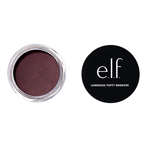 e.l.f. Luminous Putty Bronzer, Lightweight Putty-to-Powder Bronzer For A Radiant, Glowing Finish, Highly Pigmented, Vegan & Cruelty-Free, Summer Fridays