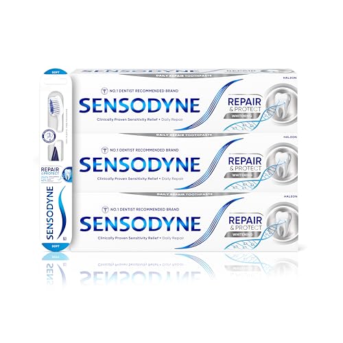 Sensodyne Repair and Protect Whitening Toothpaste and Toothbrush Multipack