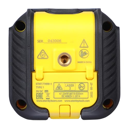 STANLEY Cross 90 Cross Line Green Beam Laser Level STHT77592-1