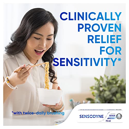 Sensodyne Repair and Protect Whitening Toothpaste and Toothbrush Multipack