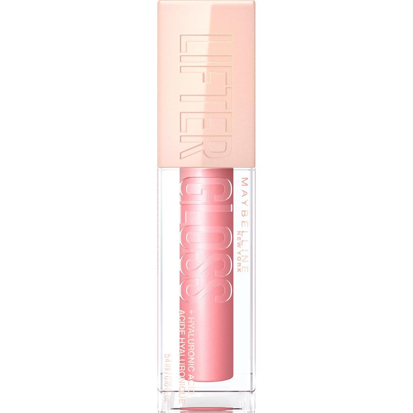 Maybelline New York Lifter Gloss, Hydrating Lip Gloss with Hyaluronic Acid, 5.4 ml, Shade: 003 Moon