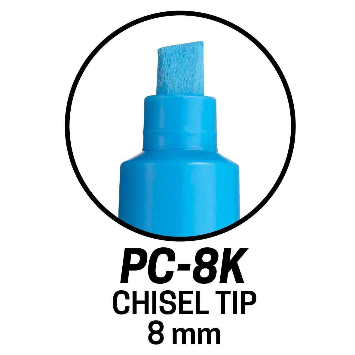 POSCA PC-1M Water Based Permanent Marker Paint Pens. Extra Fine Tip for Art & Crafts. Multi Surface Use On Wood Metal Paper Canvas Cardboard Glass Fabric Ceramic Rock Stone Pebble Porcelain. Set of 8
