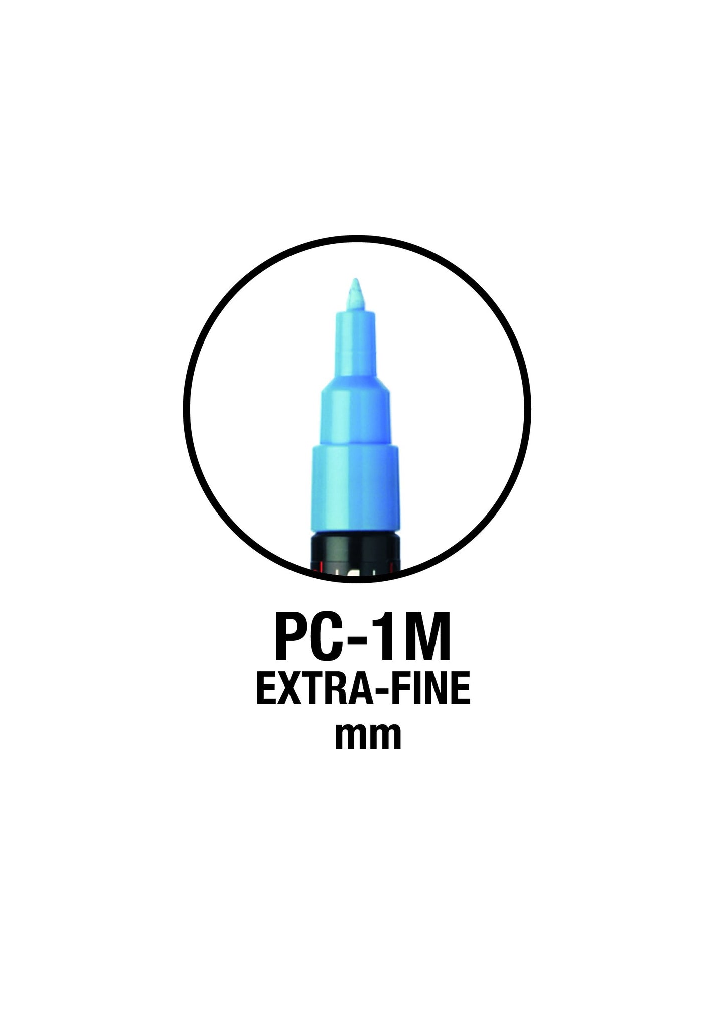 POSCA PC-1M Water Based Permanent Marker Paint Pens. Extra Fine Tip for Art & Crafts. Multi Surface Use On Wood Metal Paper Canvas Cardboard Glass Fabric Ceramic Rock Stone Pebble Porcelain. Set of 8