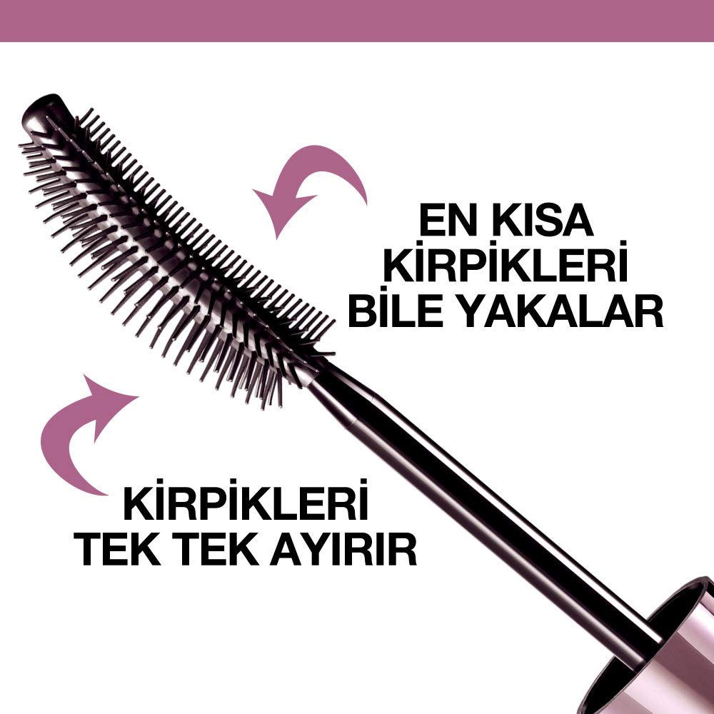 Maybelline New York, Volume Mascara, Lash Sensational, Colour: Very Black, 9.5 mL