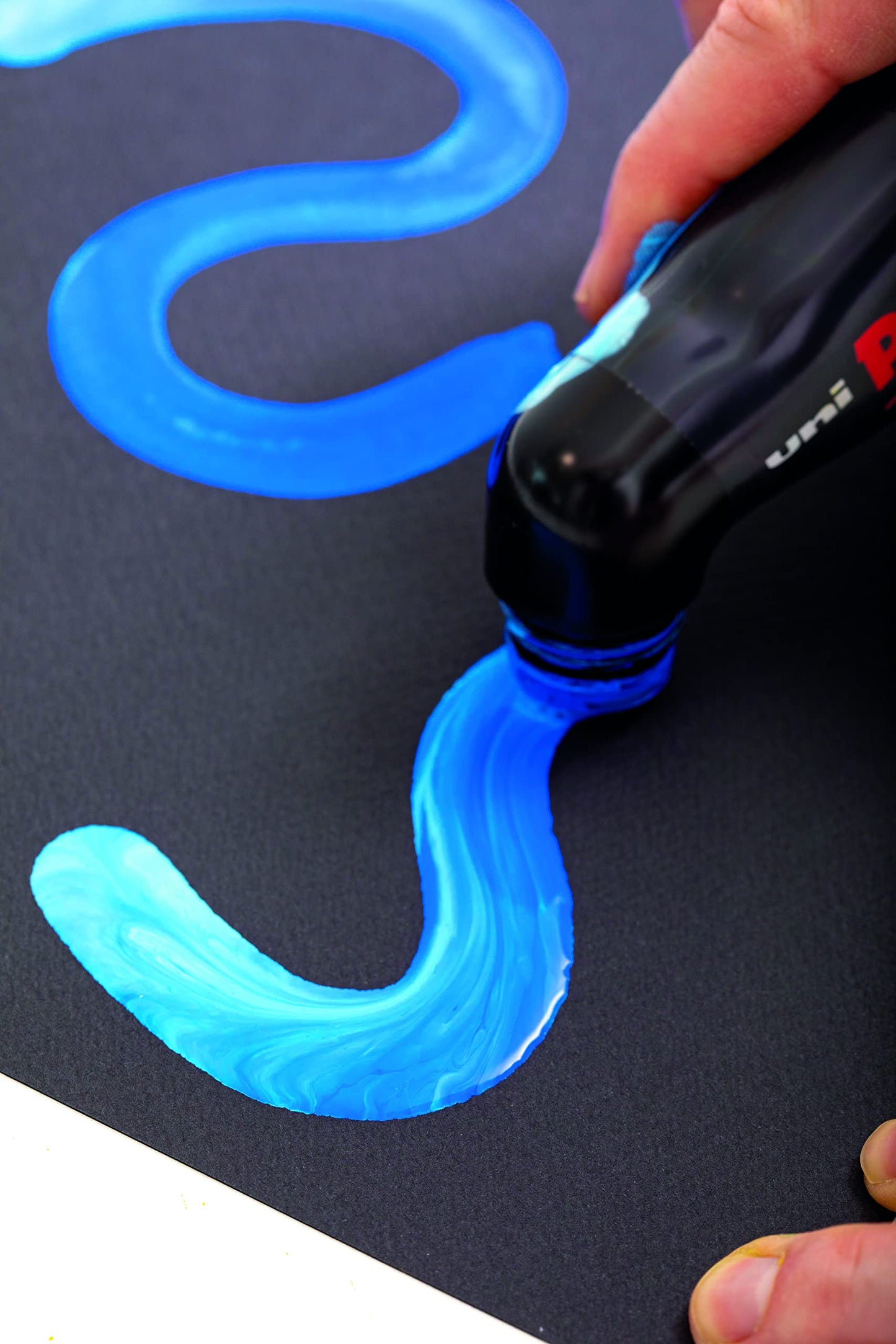 POSCA PC-1M Water Based Permanent Marker Paint Pens. Extra Fine Tip for Art & Crafts. Multi Surface Use On Wood Metal Paper Canvas Cardboard Glass Fabric Ceramic Rock Stone Pebble Porcelain. Set of 8