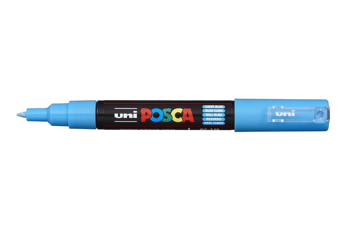 POSCA PC-1M Water Based Permanent Marker Paint Pens. Extra Fine Tip for Art & Crafts. Multi Surface Use On Wood Metal Paper Canvas Cardboard Glass Fabric Ceramic Rock Stone Pebble Porcelain. Set of 8