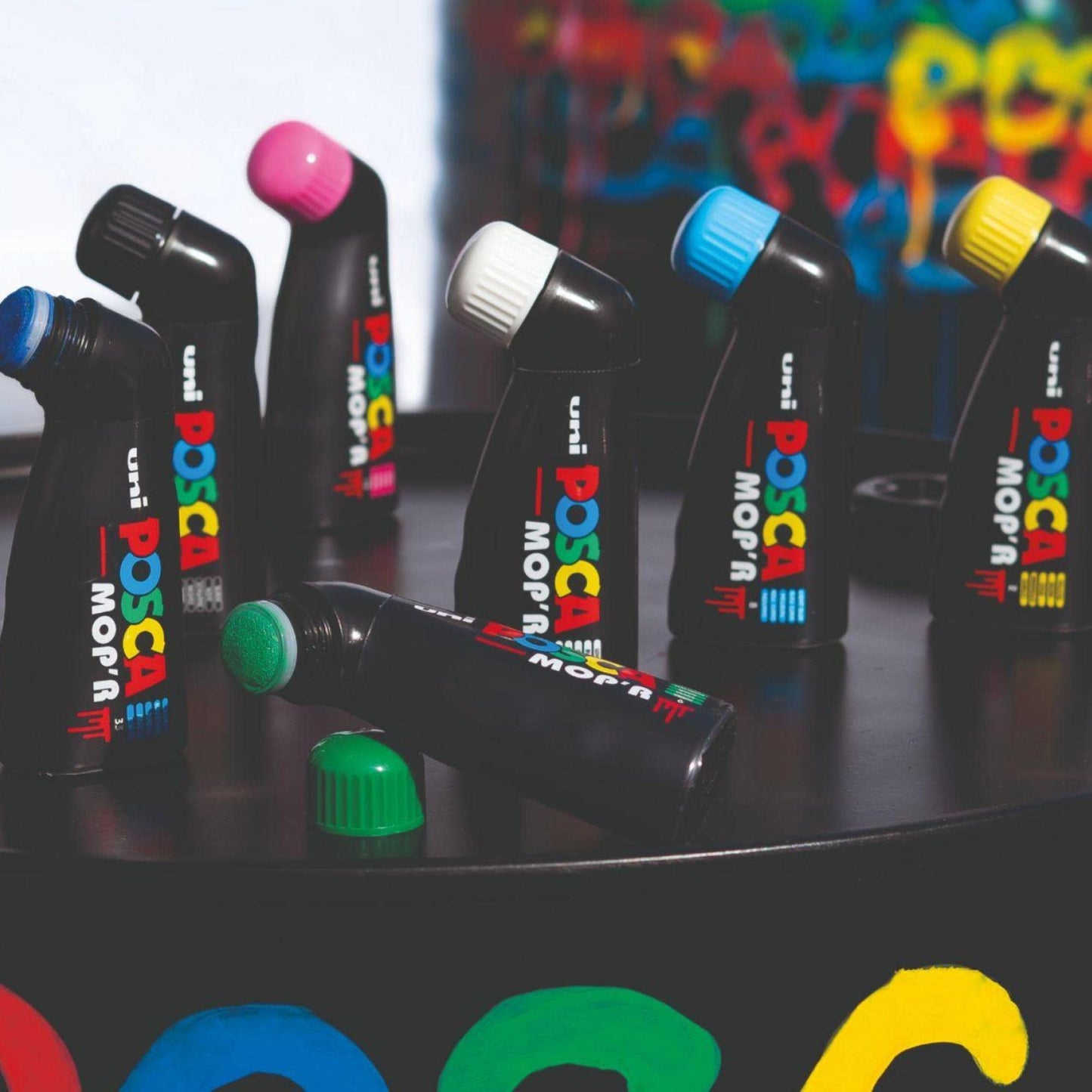 POSCA PC-1M Water Based Permanent Marker Paint Pens. Extra Fine Tip for Art & Crafts. Multi Surface Use On Wood Metal Paper Canvas Cardboard Glass Fabric Ceramic Rock Stone Pebble Porcelain. Set of 8
