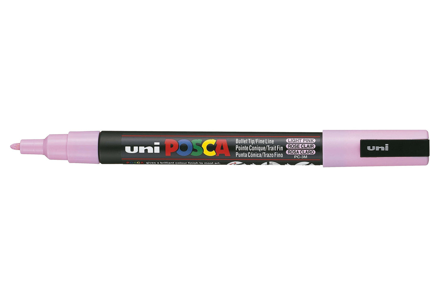 POSCA PC-1M Water Based Permanent Marker Paint Pens. Extra Fine Tip for Art & Crafts. Multi Surface Use On Wood Metal Paper Canvas Cardboard Glass Fabric Ceramic Rock Stone Pebble Porcelain. Set of 8