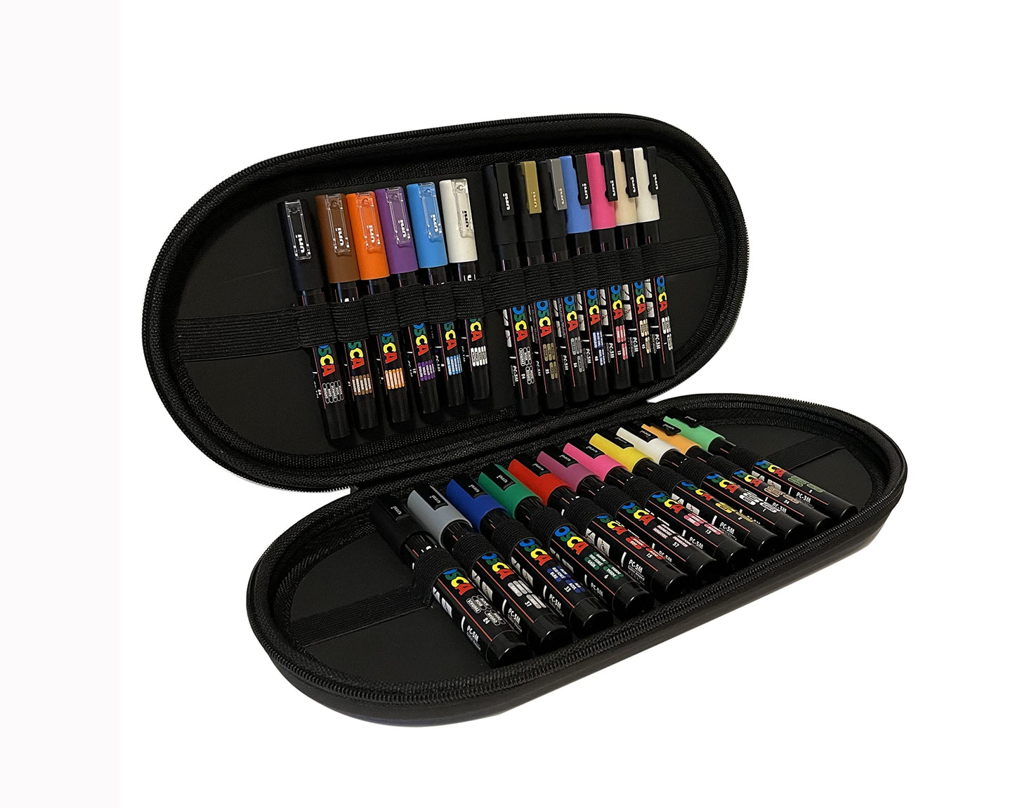 POSCA PC-1M Water Based Permanent Marker Paint Pens. Extra Fine Tip for Art & Crafts. Multi Surface Use On Wood Metal Paper Canvas Cardboard Glass Fabric Ceramic Rock Stone Pebble Porcelain. Set of 8