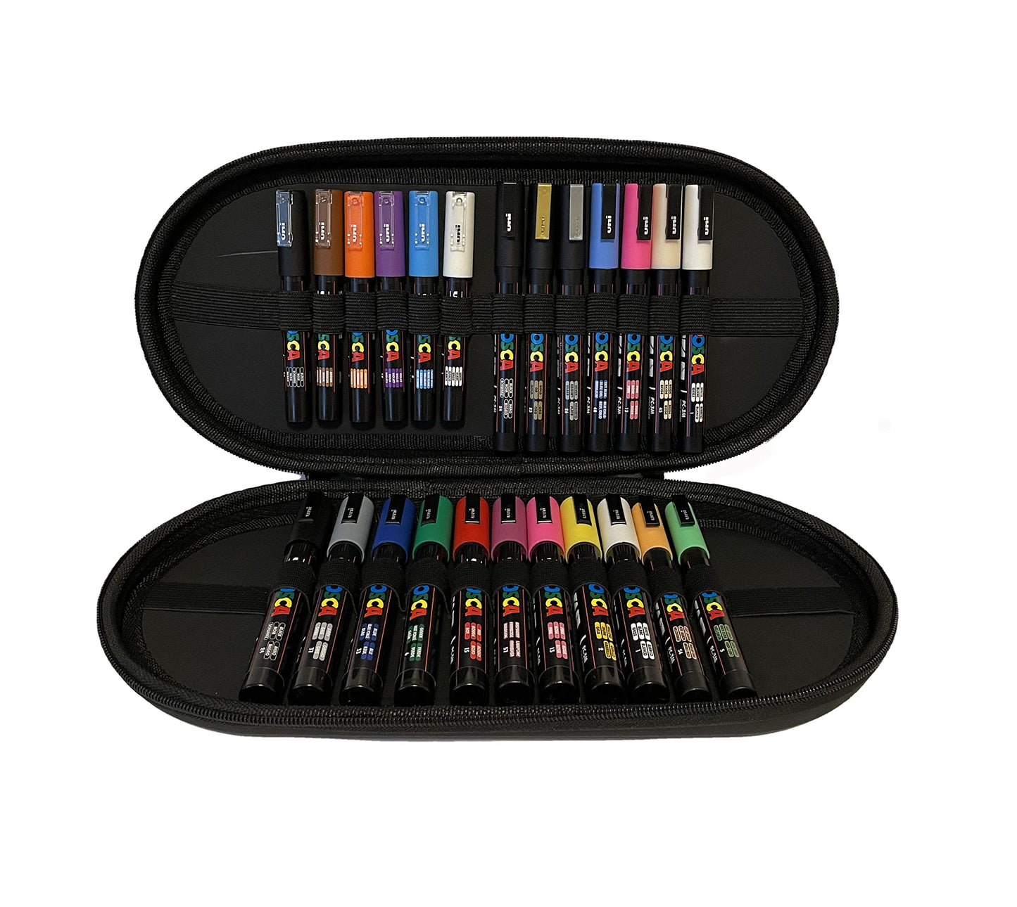 POSCA PC-1M Water Based Permanent Marker Paint Pens. Extra Fine Tip for Art & Crafts. Multi Surface Use On Wood Metal Paper Canvas Cardboard Glass Fabric Ceramic Rock Stone Pebble Porcelain. Set of 8