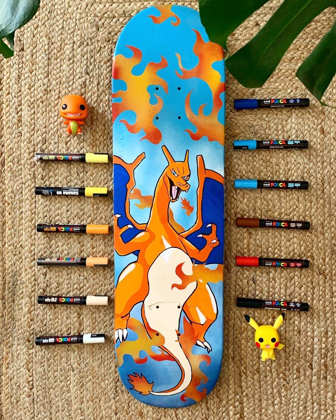 POSCA PC-1M Water Based Permanent Marker Paint Pens. Extra Fine Tip for Art & Crafts. Multi Surface Use On Wood Metal Paper Canvas Cardboard Glass Fabric Ceramic Rock Stone Pebble Porcelain. Set of 8