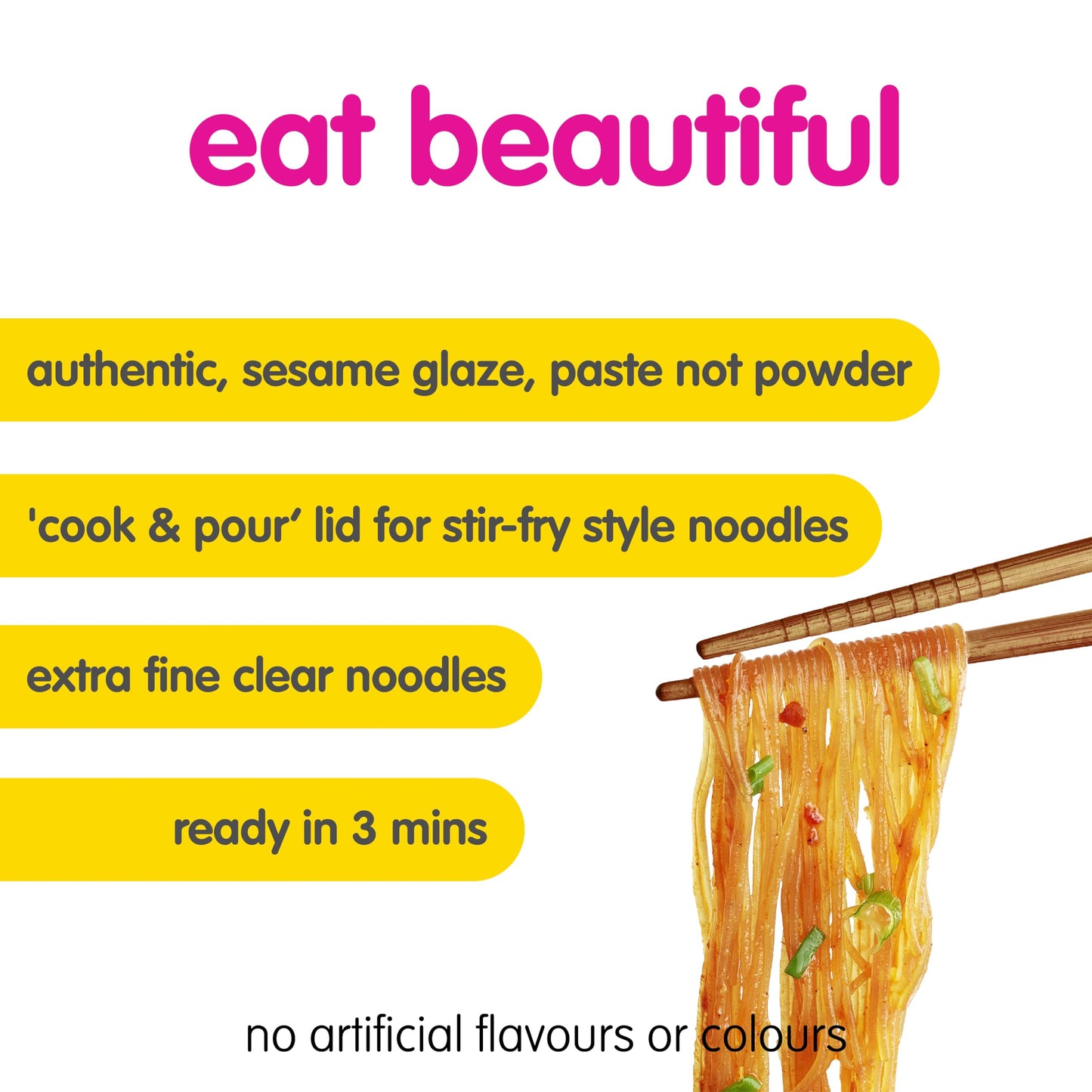 Itsu Chilli Miso Flavour Rice Noodles | Instant Rice Noodles Multipack Cup | 1 Count (Pack of 6) | Gluten - Free