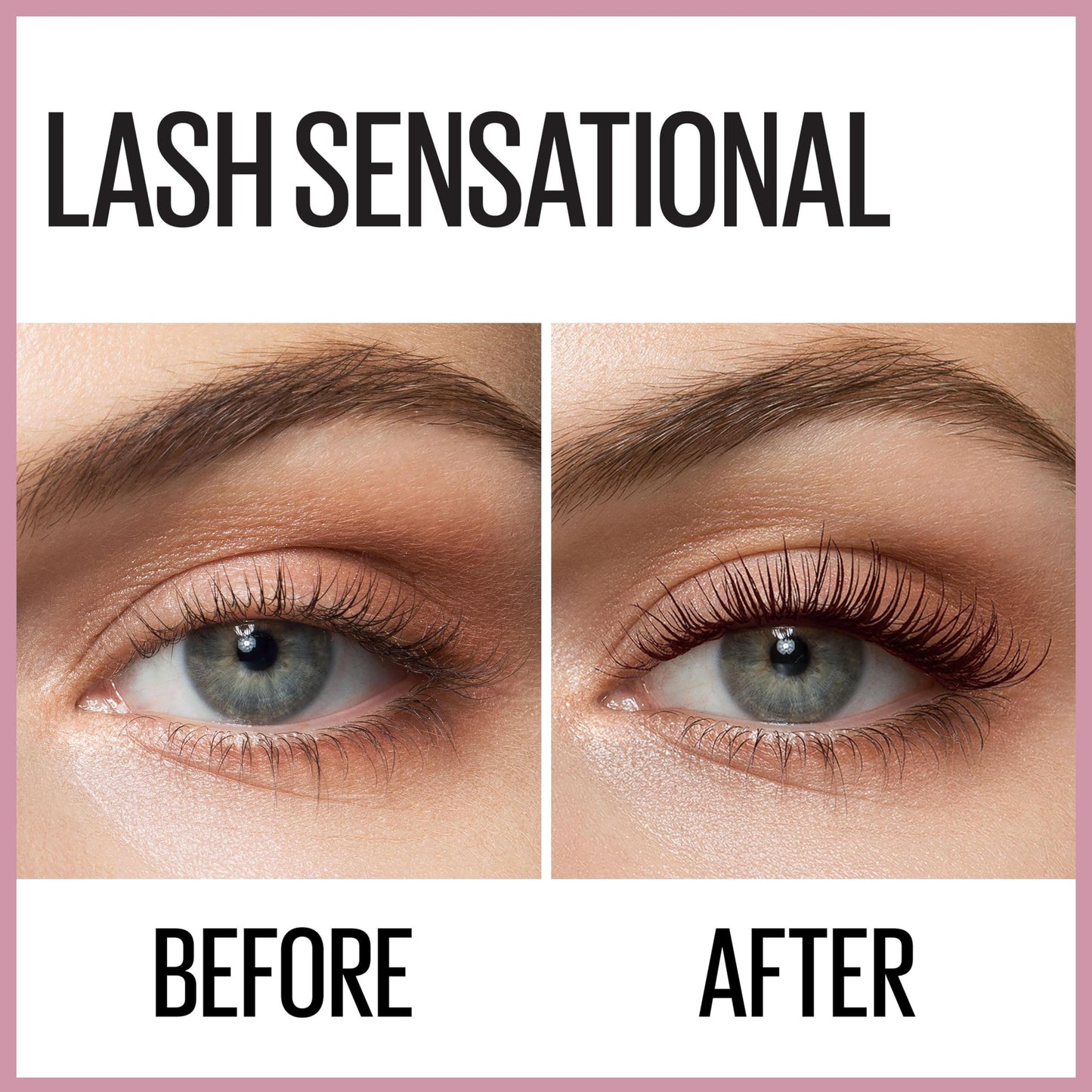 Maybelline New York, Volume Mascara, Lash Sensational, Colour: Very Black, 9.5 mL